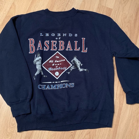 Vintage Baseball Sweatshirt - Picture 1 of 2